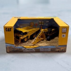 84650A Miniatura Combo Caminhão 775E + Escavadeira 385CL 1:64