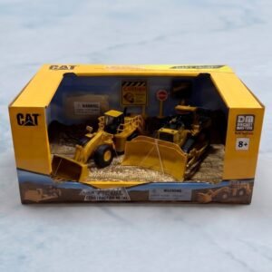 84650A Miniatura Combo Carregadeira 988H + Trator de Esteira D11T 1:64